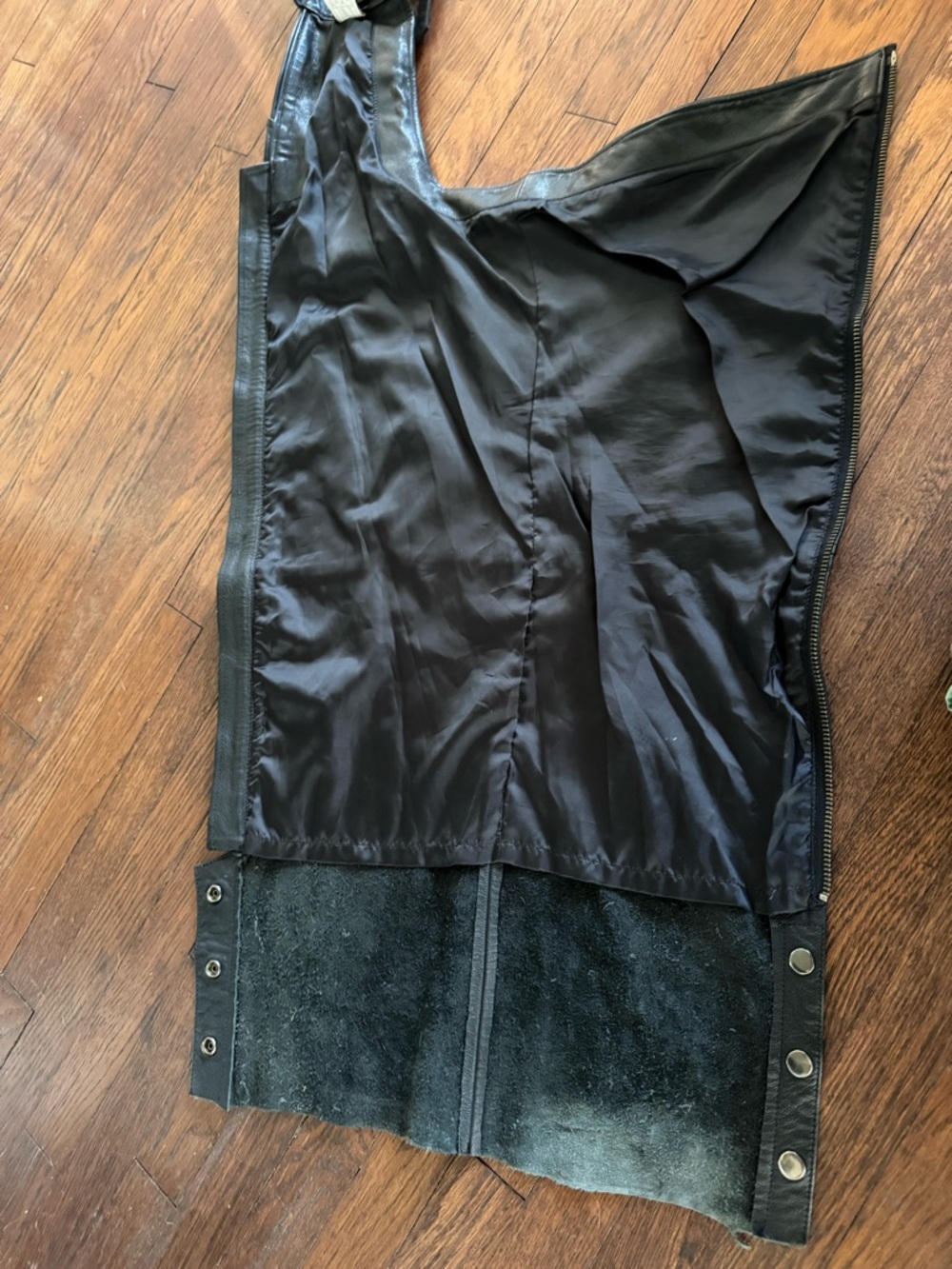 Harley-Davidson Black Leather Riding Jacket Panel - Picture 9 of 16